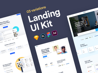 Finity - 登陆 UI 套件(Finity - Landing UI Kit)