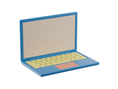 笔记本电脑 3D 图标(Laptop 3D Icon)