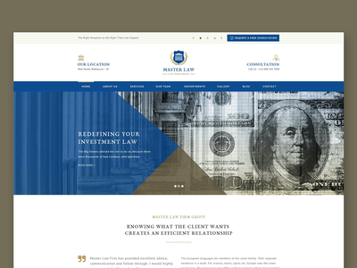 Law Master - Attorney & Lawyer HTML 模板(Law Master - Attorney & Lawyer HTML Template)