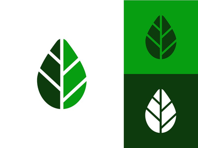 叶标志设计(Leaf Logo Design)