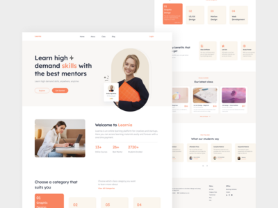 Learnia - E 课程登陆页面(Learnia - E Course Landing Page)