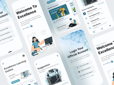 学习/学习 App UI 设计(Learning / Study App UI Design)