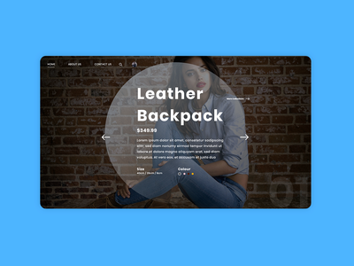 皮革背包用户界面(Leather Backpack UI)