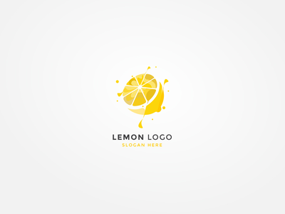 柠檬标志设计(Lemon  logo design)