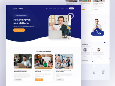 LE 税着陆页(LE TAXES LANDINNG PAGE)