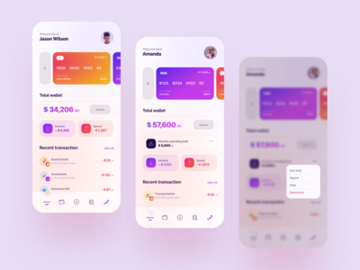 Letify - 资金管理应用程序 UI 套件 V9(Letify - Money Management App UI Kit V9)