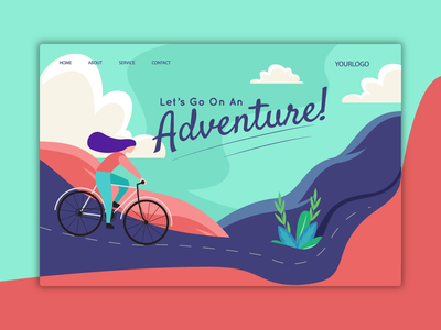 让我们继续冒险网页模板(Let's go on an Adventure web template)