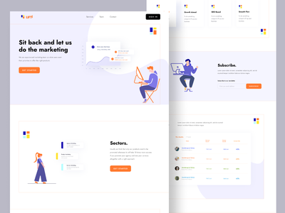LIFTI - 营销机构登陆页面(LIFTI - MARKETING AGENCY LANDING PAGE)