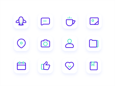 12个免费旅游灯图标(12 Free Tourism Light Icons)