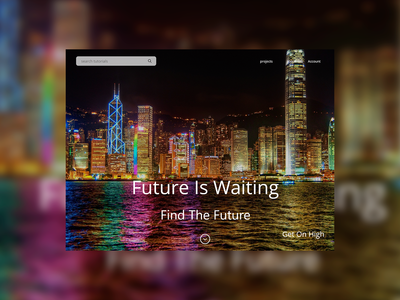 光城网页登陆页面(Light City Web Landing Page)