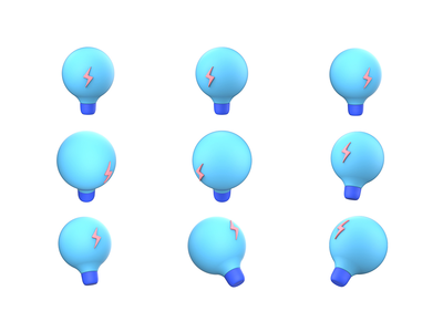 照明 3D 图标(Lighting 3D icon)