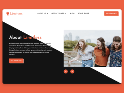 无限的非营利和小型企业模板(Limitless Non-Profit & Small Business Template)