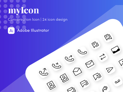 对话图标 |我的图标(Conversation Icon | myIcon)