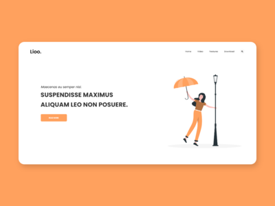 网页登陆概念(Web Landing Concept)