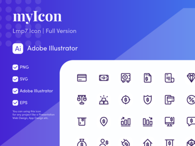 金融 自由图标 | mp7(Financial Free Icon | Lmp7)