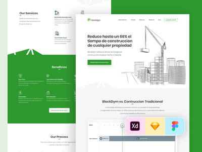 房地产登陆页面(Real Estate Landing Page)