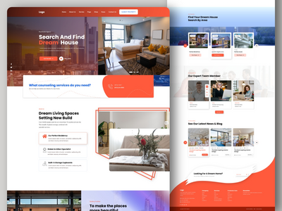 房地产网站模板(Real Estate Website Template)