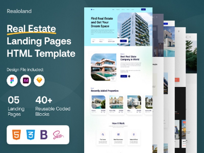 Realoland - 房地产 HTML 模板(Realoland - Real Estate HTML Templates)
