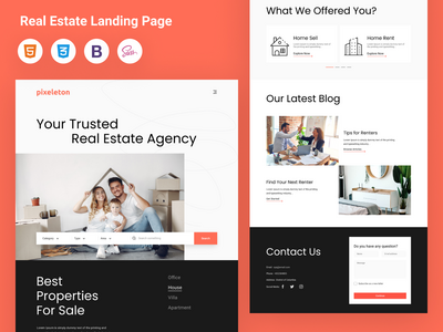 Realoland-房地产HTML模板(Realoland- Real Estate HTML Template)