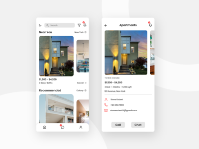 真实状态应用程序 UI 概念(Real State App UI Concept)