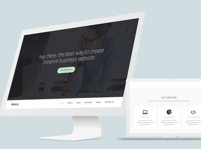 Rebonz-一页业务模板(Rebonz - One Page Business Template)
