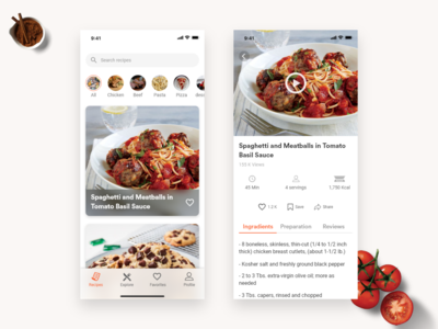 食谱应用(Recipe app)