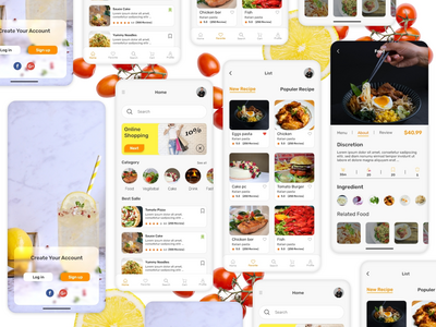 食谱和食品移动应用(Recipes & Food  Mobile Apps)
