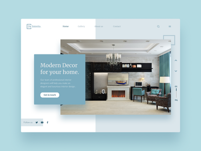 室内设计网站标题(Interior design website header)