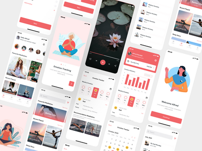 冥想和瑜伽应用程序 Vol.02(Meditation & Yoga App Vol.02)