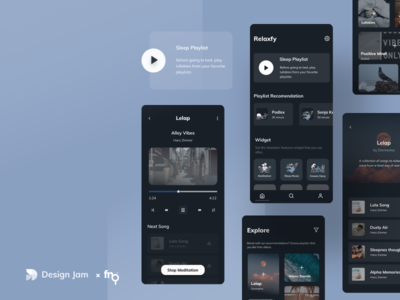 冥想音乐应用程序 - Relatfy(Meditation Music Apps - Relatfy)