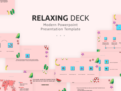 放松的PowerPoint演示模板(Relaxing PowerPoint Presentation Template)