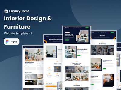 室内设计和家具网站(Interior Design & Furniture Website)