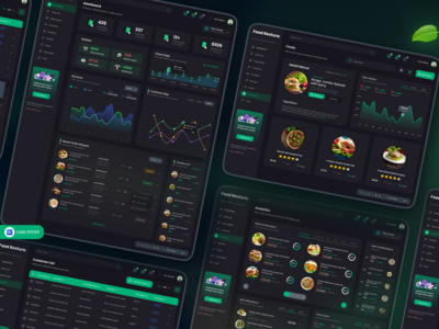 Food Restura_餐厅仪表板设计 |食物网络应用程序(Food Restura_Restaurant Dashboard Design | Food web-app)