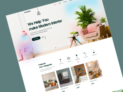 内部英雄登陆页面 01(Interior Hero Landing Page 01)