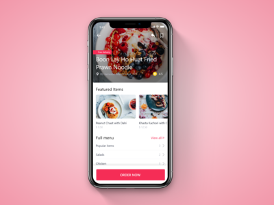 餐厅详情选项(Restaurant Details Option)