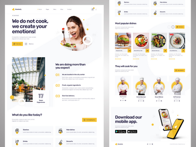 餐厅网页 HTML 模板(Restaurant Web HTML Template)