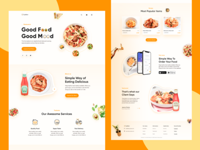 餐厅登陆页面(Restaurant Landing Page)