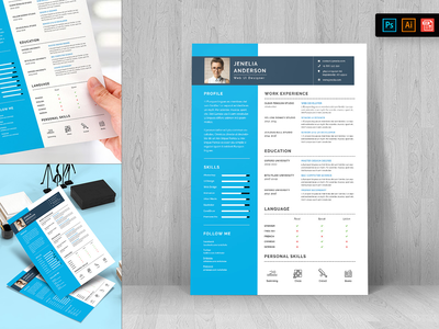 简历模板-22(Resume CV Template-22)
