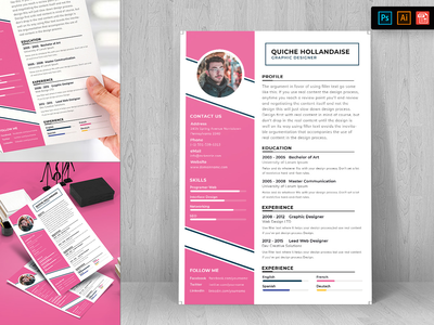 简历模板-50(Resume CV Template-50)