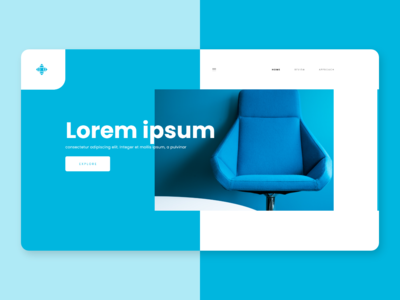 现代家具登陆页面(Modern furniture landing page)