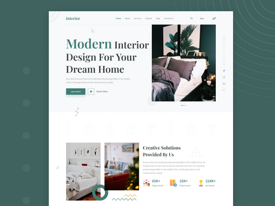 室内网站设计(Interior Website Design)