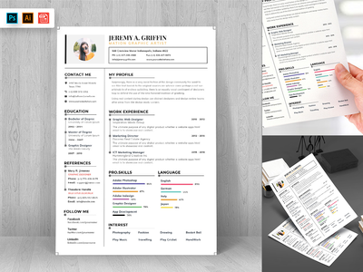简历模板-89(Resume CV Template-89)