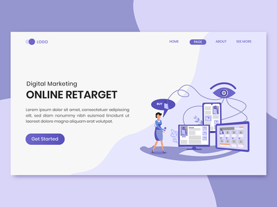 重新定位营销登陆页面(Retarget Marketing Landing Page)
