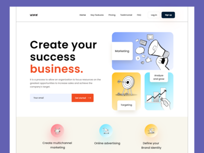 复古创意数字代理网站(Retro Creative Digital Agency web)