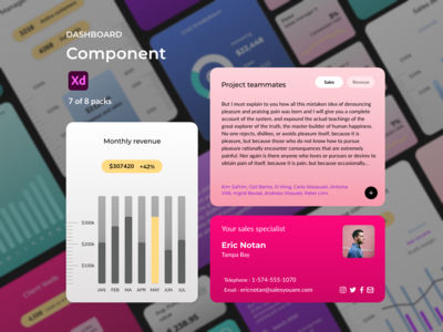 仪表板组件 - 收入(Dashboard Components - Revenue)