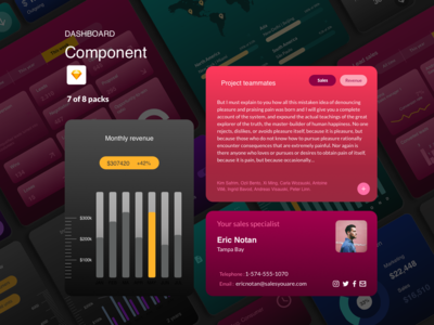 仪表板组件 - 收入(Dashboard Components - Revenue)
