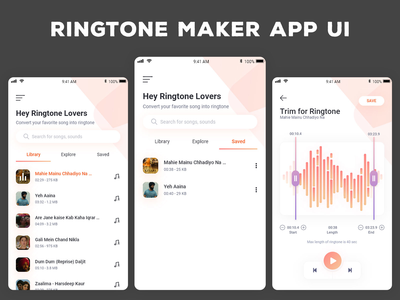 铃声制作应用(Ringtone Maker App)