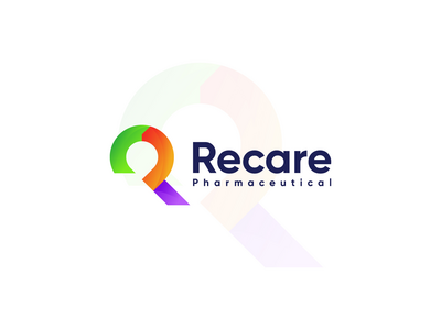 字母现代标志设计-医疗标志-公司品牌(R letter modern logo design - Medical logo - Company branding)