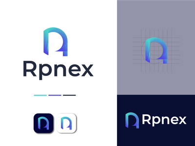 现代商业字母标志标志-R 字母标志矢量(R Modern Business Letter Logo Mark - R Letter Logo vector)