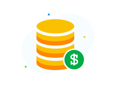 投资平面图标(Invest flat icon)